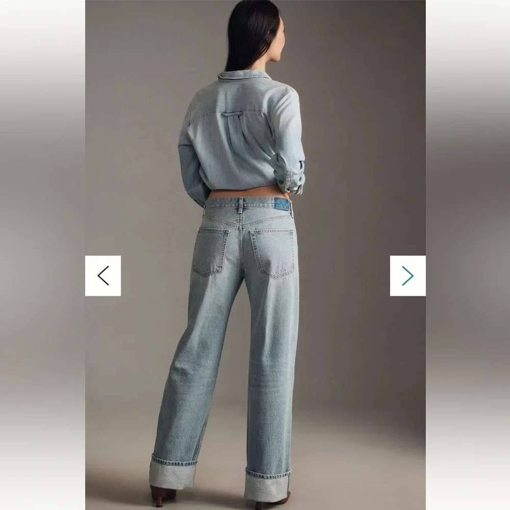 Ética Stanton High-Rise Relaxed Cuff Jeans